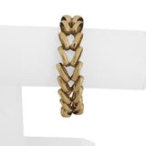 14k Yellow Gold 31g Solid Vintage Thick 15mm Fancy Link Bracelet 7.25"