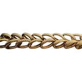 14k Yellow Gold 31g Solid Vintage Thick 15mm Fancy Link Bracelet 7.25"