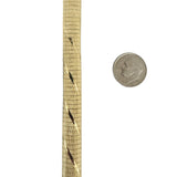 14k Yellow Gold 19.2g Solid Textured 9.5mm Vintage Omega Link Bracelet Italy 7"