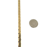 18k Yellow Gold 11.5g Solid Vintage Men's UnoAErre Link Bracelet Italy 8.5"