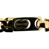 18k Yellow Gold 11.5g Solid Vintage Men's UnoAErre Link Bracelet Italy 8.5"