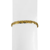 18k Yellow Gold 11.5g Solid Vintage Men's UnoAErre Link Bracelet Italy 8.5"