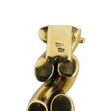 14k Yellow Gold 48.5g Heavy Thick 13mm San Marco Link Bracelet Italy 7.5"