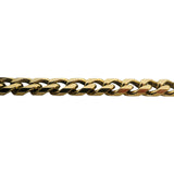 14k Yellow Gold 28.8gg Solid Heavy Men's 7.5mm Curb Link Bracelet 8.25"