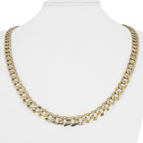 10k Yellow Gold 37.7g Solid Heavy 7mm Curb Link Chain Necklace Turkey 22"