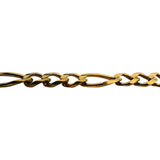 10k Yellow Gold 26g Solid Heavy 6.5mm Figaro Link Chain Necklace Canada 22"