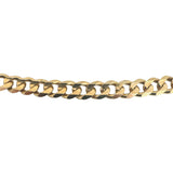 14k Yellow Gold 23g Solid Heavy 4.5mm Curb Link Chain Necklace 22"