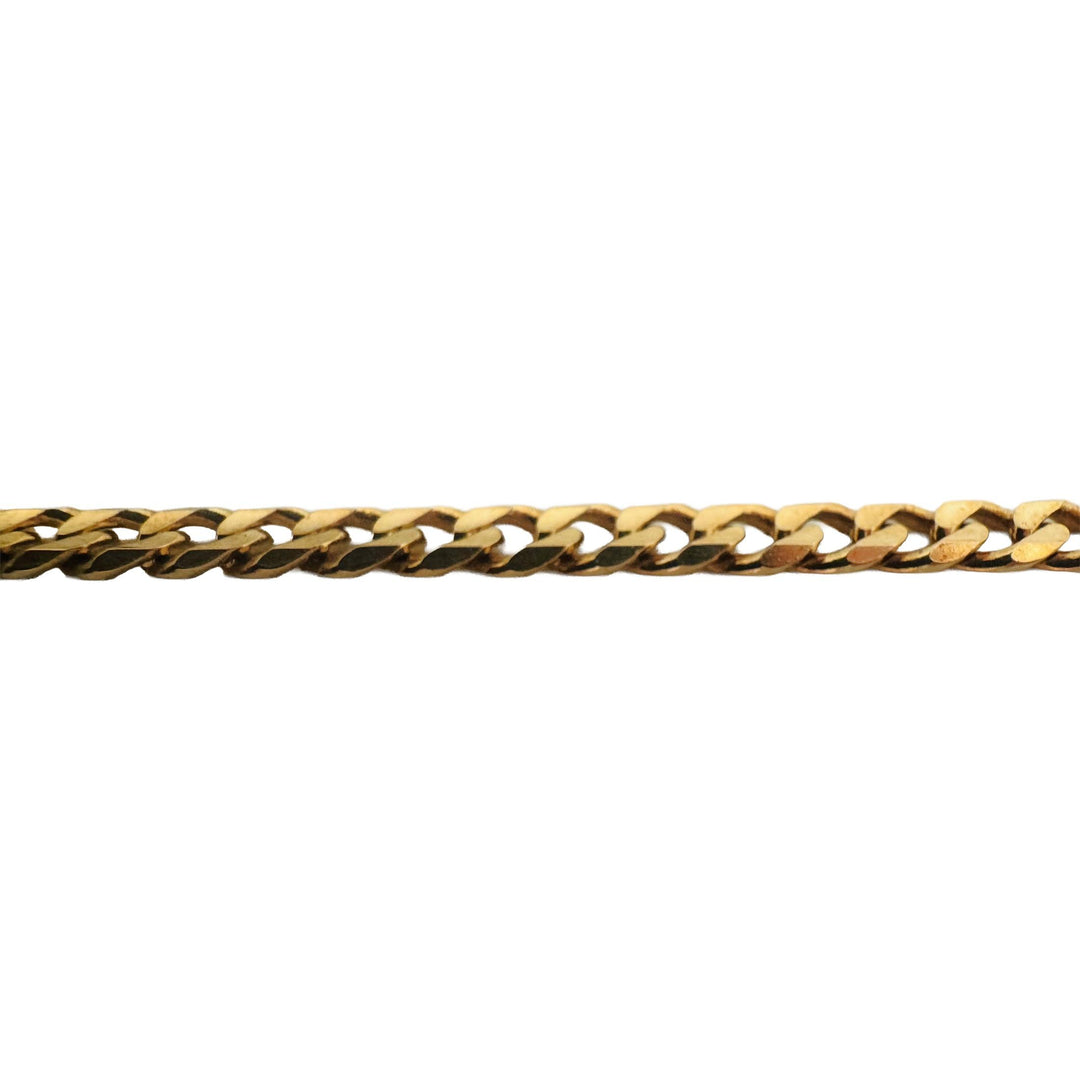 14k Yellow Gold 23g Solid Heavy 4.5mm Curb Link Chain Necklace 22"