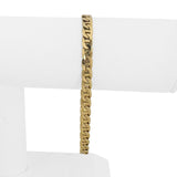 14k Yellow Gold 12g Solid Men's 6mm Mariner Link Bracelet Italy 8"