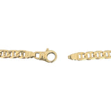 14k Yellow Gold 12g Solid Men's 6mm Mariner Link Bracelet Italy 8"