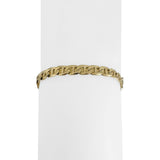 14k Yellow Gold 12g Solid Men's 6mm Mariner Link Bracelet Italy 8"