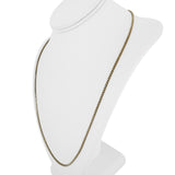14k Yellow Gold 12.8g Solid 1.8mm Box Link Chain Necklace 24"