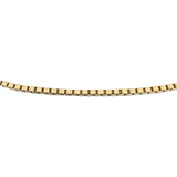14k Yellow Gold 12.8g Solid 1.8mm Box Link Chain Necklace 24"