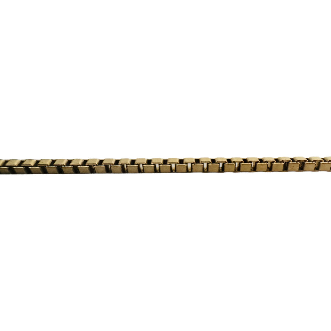 14k Yellow Gold 12.8g Solid 1.8mm Box Link Chain Necklace 24"