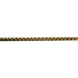 14k Yellow Gold 12.8g Solid 1.8mm Box Link Chain Necklace 24"