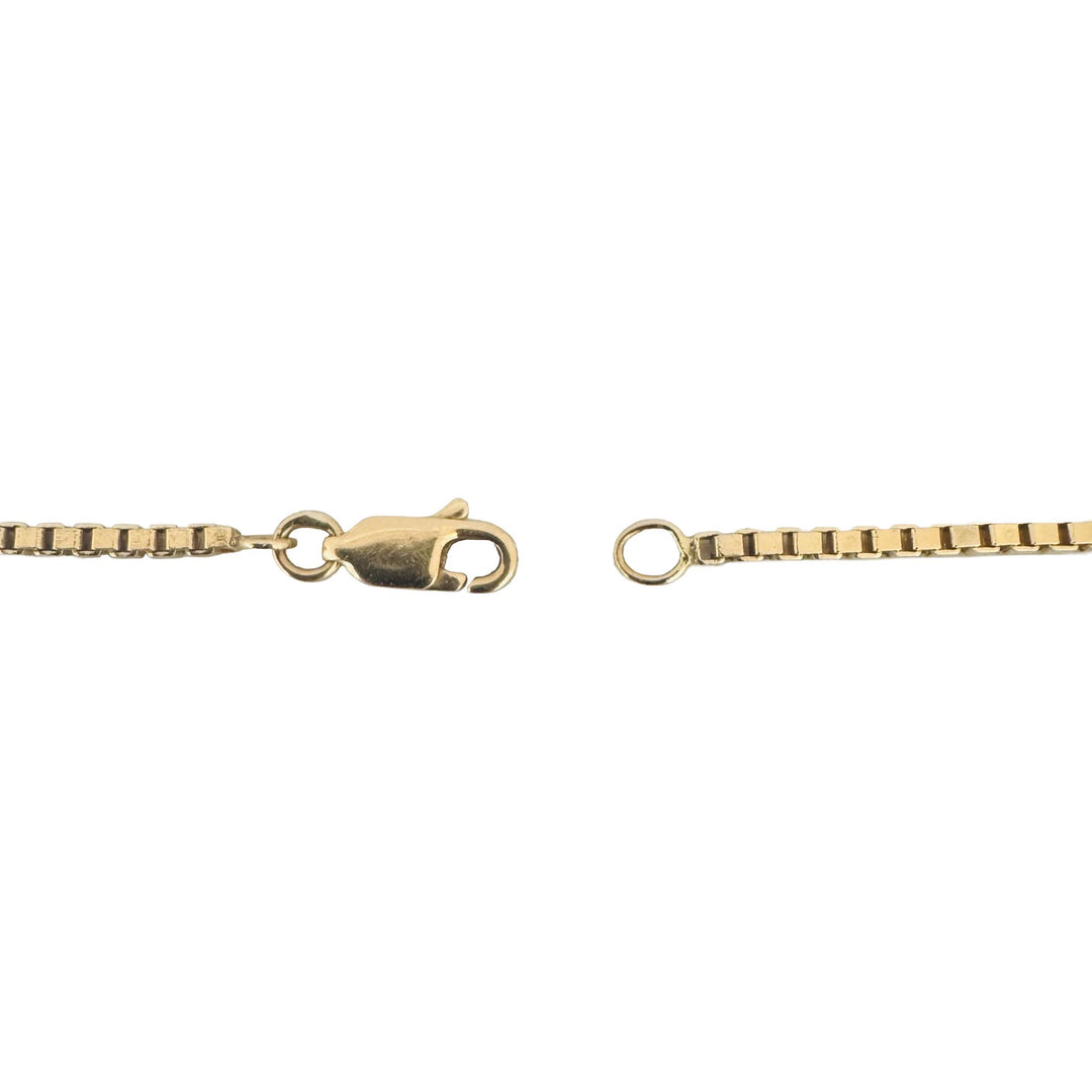 14k Yellow Gold 12.8g Solid 1.8mm Box Link Chain Necklace 24"