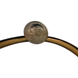 14k Yellow Gold 6.2g Ladies Striped 6mm Bangle Bracelet 7.25"