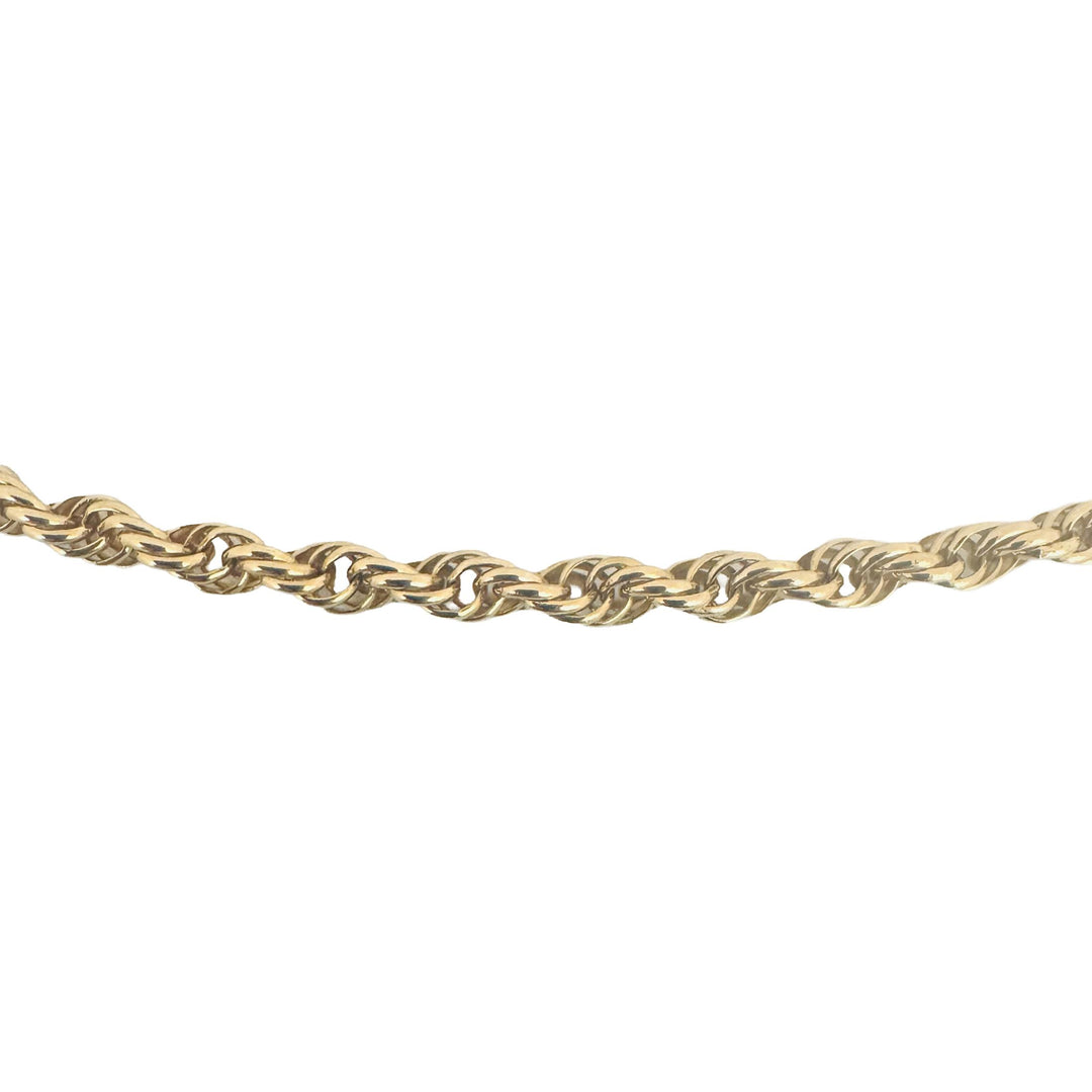 14k Yellow Gold 14.6g Solid 3.5mm Ladies Rope Chain Necklace 18"