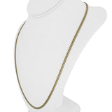 14k Yellow Gold 20.8g Solid Thick 3.5mm Herringbone Link Necklace Italy 24"