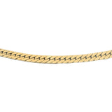 14k Yellow Gold 20.8g Solid Thick 3.5mm Herringbone Link Necklace Italy 24"