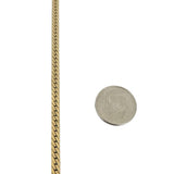 14k Yellow Gold 20.8g Solid Thick 3.5mm Herringbone Link Necklace Italy 24"