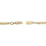 14k Yellow Gold 20.8g Solid Thick 3.5mm Herringbone Link Necklace Italy 24"