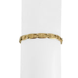 14k Yellow Gold 11.4g Solid Vintage 5.5mm Mariner Link Bracelet Italy 7.5"