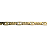 14k Yellow Gold 11.6g Solid Men's 6mm Mariner Link Bracelet Italy 8.5"