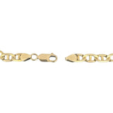 14k Yellow Gold 11.6g Solid Men's 6mm Mariner Link Bracelet Italy 8.5"