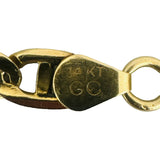 14k Yellow Gold 11.6g Solid Men's 6mm Mariner Link Bracelet Italy 8.5"