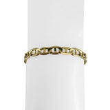 14k Yellow Gold 11.6g Solid Men's 6mm Mariner Link Bracelet Italy 8.5"