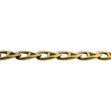 18k Yellow Gold 13g Solid Vintage 5.5mm Mariner Link Bracelet 7.25"