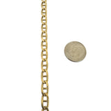 18k Yellow Gold 13g Solid Vintage 5.5mm Mariner Link Bracelet 7.25"