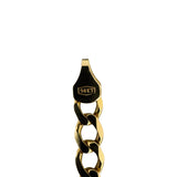 14k Yellow Gold 14.4g Solid 5mm Figaro Link Chain Necklace Italy 21"