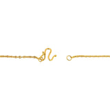 24k Pure Yellow Gold 3.7g Solid Very Thin 1.5mm Cable Link Chain Necklace 16"