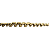 14k Yellow Gold 12.4g Faceted Graduated San Marco Link Bracelet Peru 7"