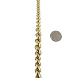 14k Yellow Gold 12.4g Faceted Graduated San Marco Link Bracelet Peru 7"