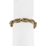 14k Yellow Gold 25g Vintage Thick 8mm Fancy Link Bracelet 7.5"