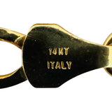 14k Yellow Gold 13.2g Solid Flat 4.5mm Mariner Link Chain Necklace Italy 18"