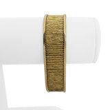 14k Yellow Gold 41.8g Solid Heavy 17.5mm Vintage Fancy Link Bracelet 7.25"