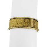14k Yellow Gold 41.8g Solid Heavy 17.5mm Vintage Fancy Link Bracelet 7.25"
