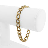 14k Yellow Gold 21g Solid Vintage 8mm Ladies Curb Link Bracelet 7"