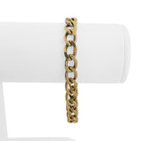 14k Yellow Gold 21g Solid Vintage 8mm Ladies Curb Link Bracelet 7"