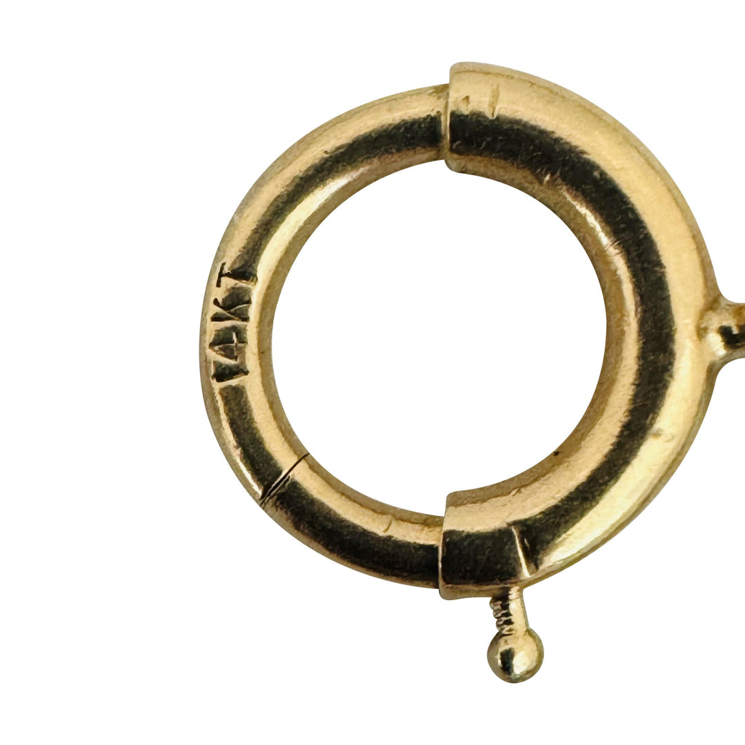 14k Yellow Gold 21g Solid Vintage 8mm Ladies Curb Link Bracelet 7"