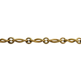 14k Yellow Gold 27.7g Ladies Vintage 4.5mm Fancy Link Chain Necklace Italy 30"