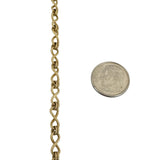 14k Yellow Gold 27.7g Ladies Vintage 4.5mm Fancy Link Chain Necklace Italy 30"