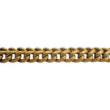 14k Yellow Gold 27.3g Vintage UnoAErre Textured  Fancy Link Bracelet Italy 8"