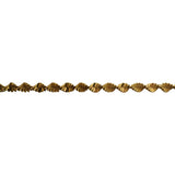 14k Yellow Gold 10.8g Solid Vintage 4mm Twisted Link Chain Necklace Italy 20.5"