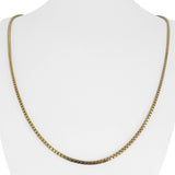 14k Yellow Gold 12.2g Solid 1.8mm Box Link Chain Necklace 24"