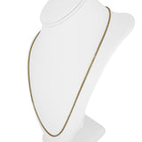 14k Yellow Gold 12.2g Solid 1.8mm Box Link Chain Necklace 24"